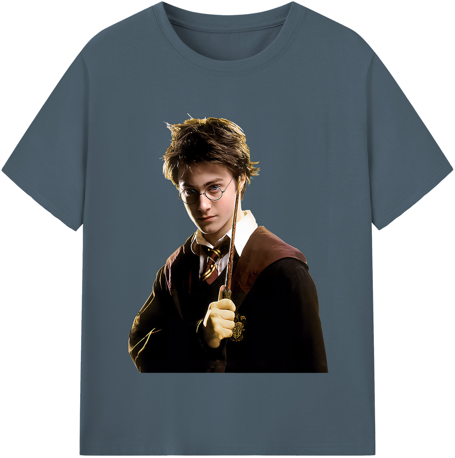（画像用） Harry Potter ハリー・ポッターシリーズ 綿100％半袖Tシャツ（フロントプリント）